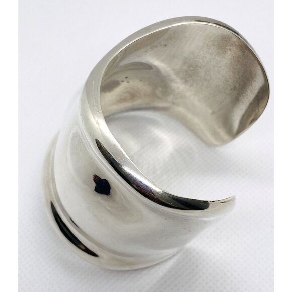 Tiffany & Co Elsa Peretti 1975 Sterling Silver 925 Bone  Cuff Bracelet Right - Picture 8 of 13